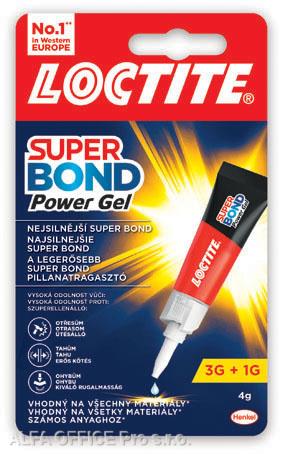 Vteřinové lepidlo LOCTITE SuperBond POWER GEL 4g