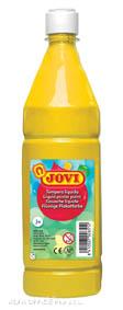 Tekuté temperové barvy JOVI PREMIUM v lahvi - 1000 ml / žlutá