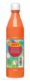 Tekuté temperové barvy JOVI PREMIUM v lahvi - 500 ml / oranžová