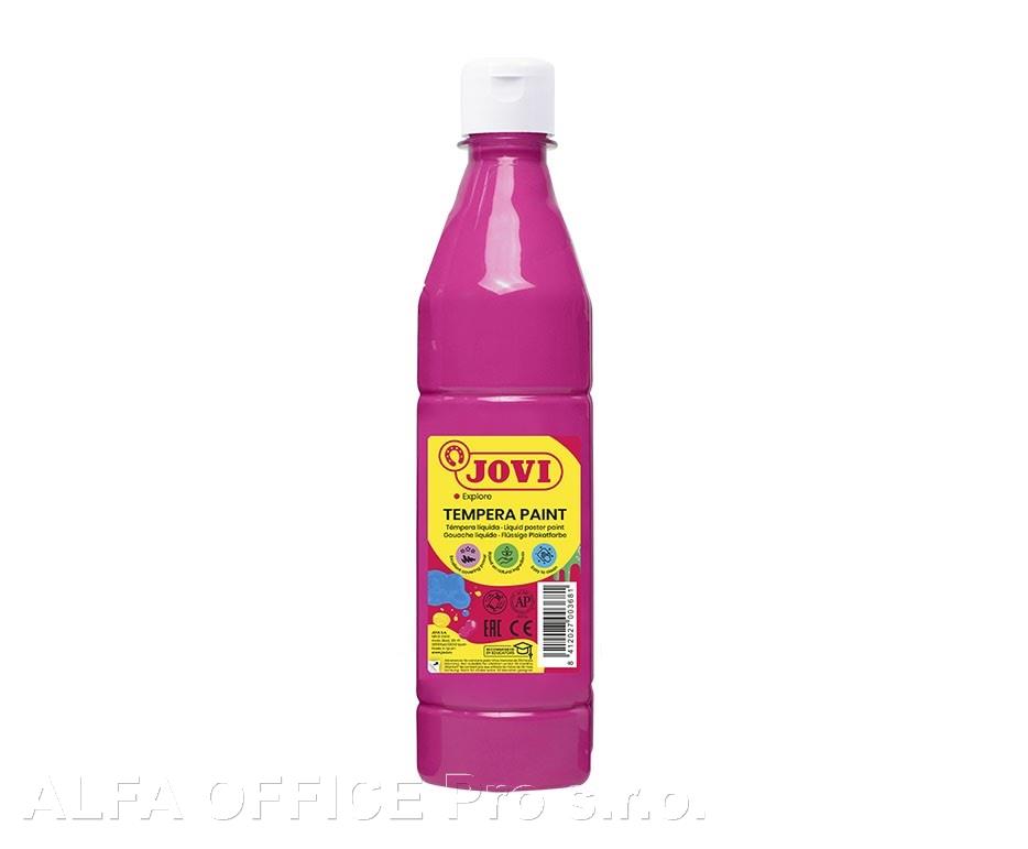 Tekuté temperové barvy JOVI PREMIUM v lahvi - 500 ml / růžová