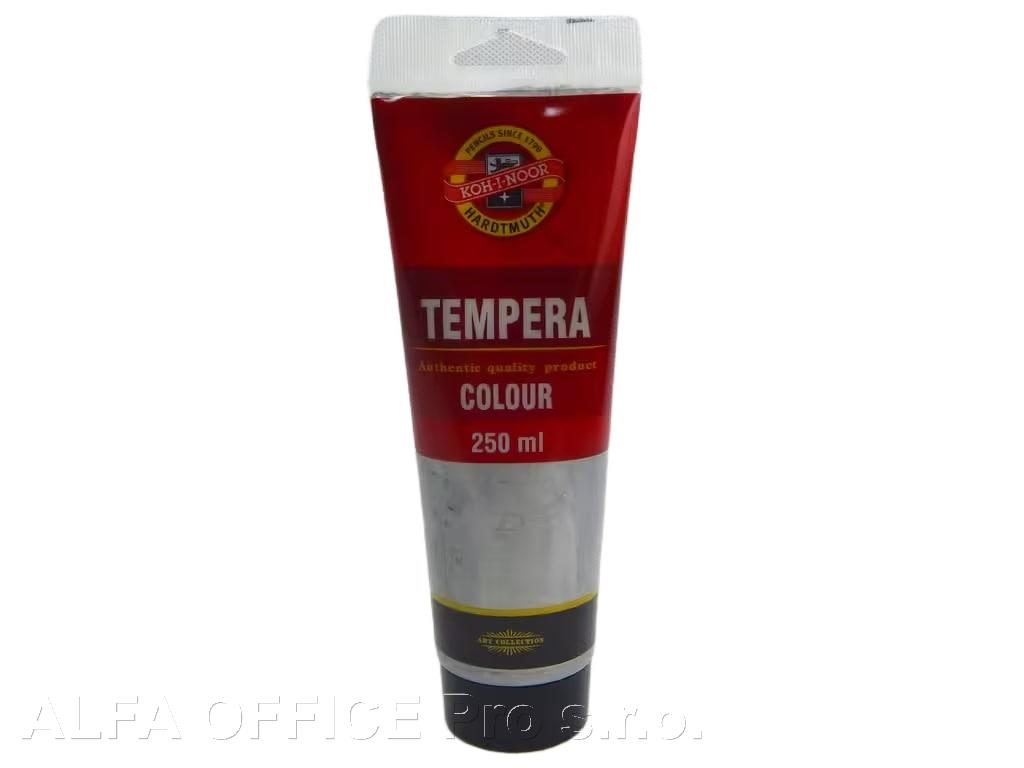 Temperová barva - stříbrná / tuba 250 ml