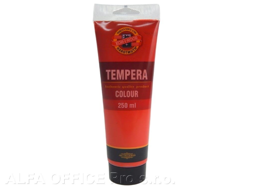 Temperová barva - rumělka červená / tuba 250 ml