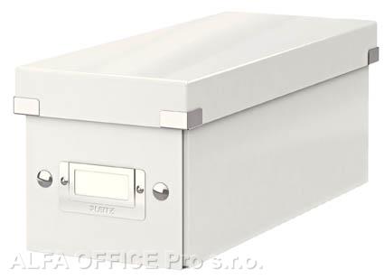 Krabice Leitz Click & Store - na CD / bílá