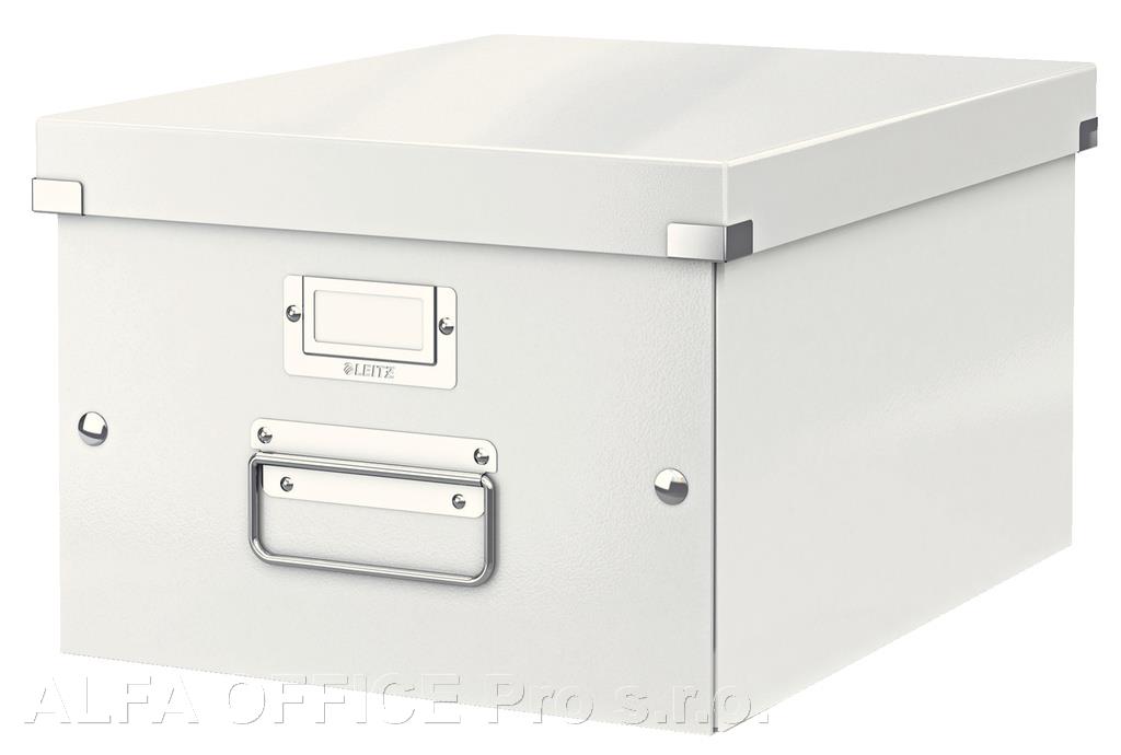 Krabice Leitz Click & Store - M střední / bílá