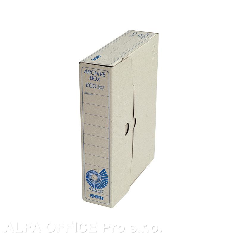 Archivní box Emba Economy /  32,5 x 24 x 7,5 cm / modrá
