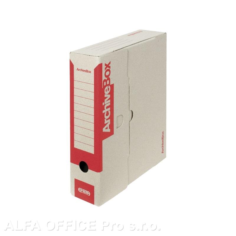 Archivní box Emba A4 hřbet 7,5 cm /  červená