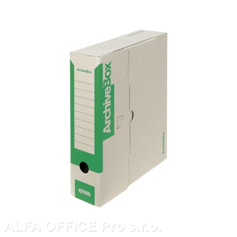 Archivní box Emba A4 hřbet 7,5 cm /  zelená