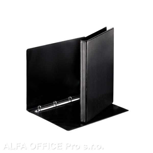 Pořadač Esselte A4 kroužkový prezentační 4 - kroužek 3 cm / černá