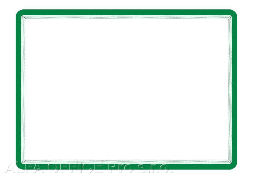 Kapsy magnetické Magneto - A4 / zelená / 2 ks