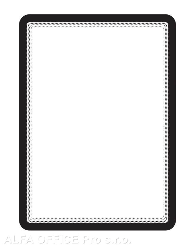 Kapsy magnetické Magneto - A4 / černá / 2 ks