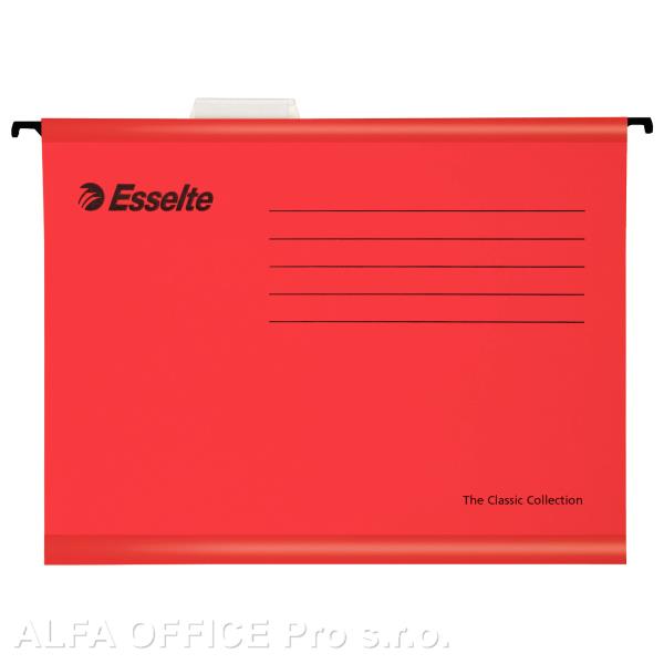 Závěsné desky Esselte Classic Collection - červená