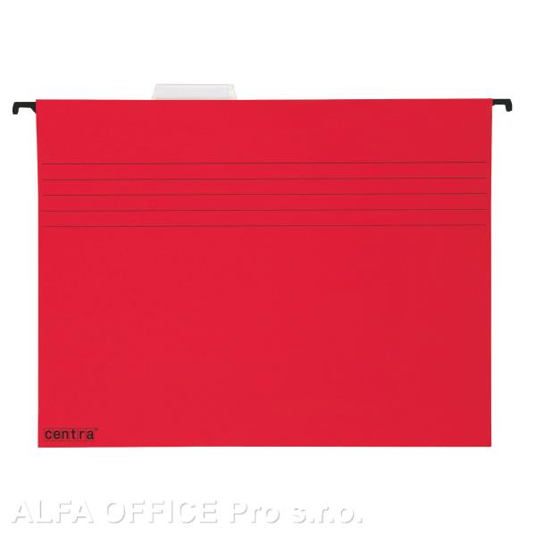 Závěsné desky Centra - červená