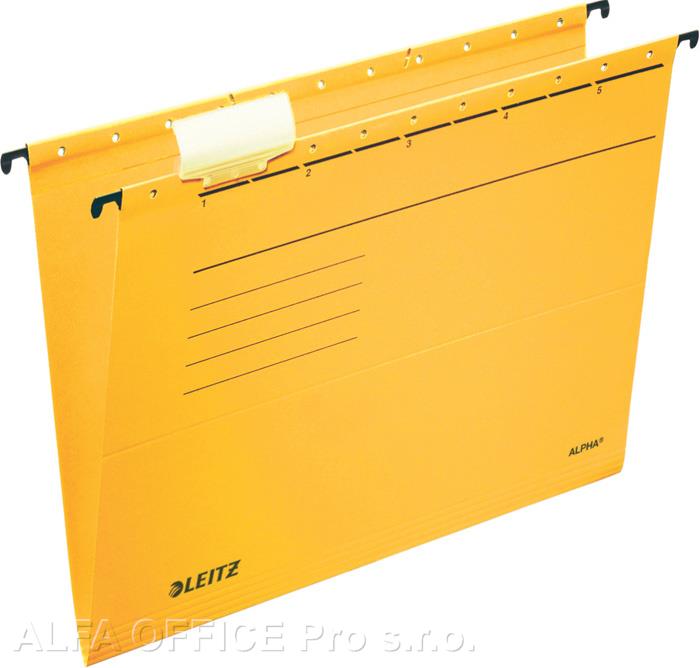Závěsné desky Leitz Alpha - žlutá