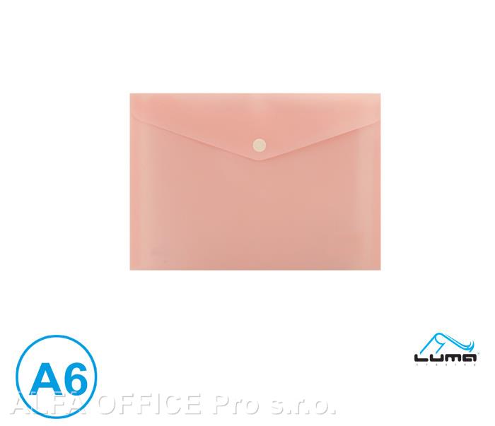 Spisové desky s drukem LUMA - A6 / pastelová oranžová