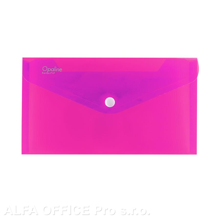 Spisové desky s drukem - DL / růžová