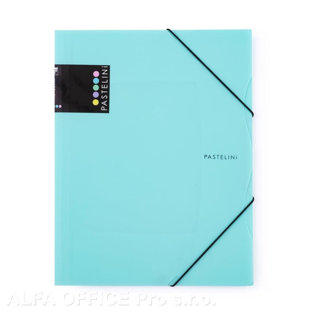 Spisové desky A4 s gumou PASTELINi - zelená