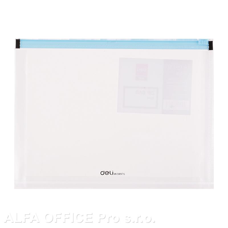 Spisové desky DELI Fashion na zip - A4 / barevný mix