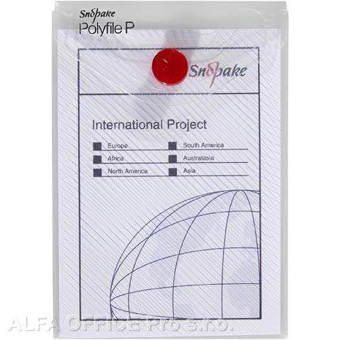 Spisové desky s drukem Snopake Polyfile - A7 / čirá