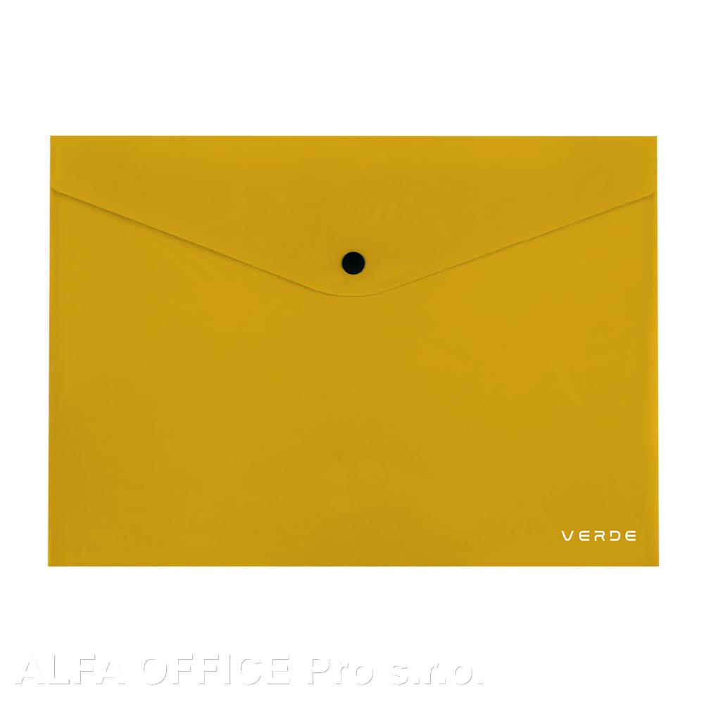 Desky s drukem A4 VERDE - hořčicová