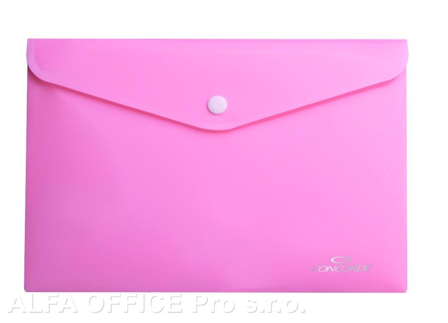 Spisové desky s drukem A4 - pastelově růžová