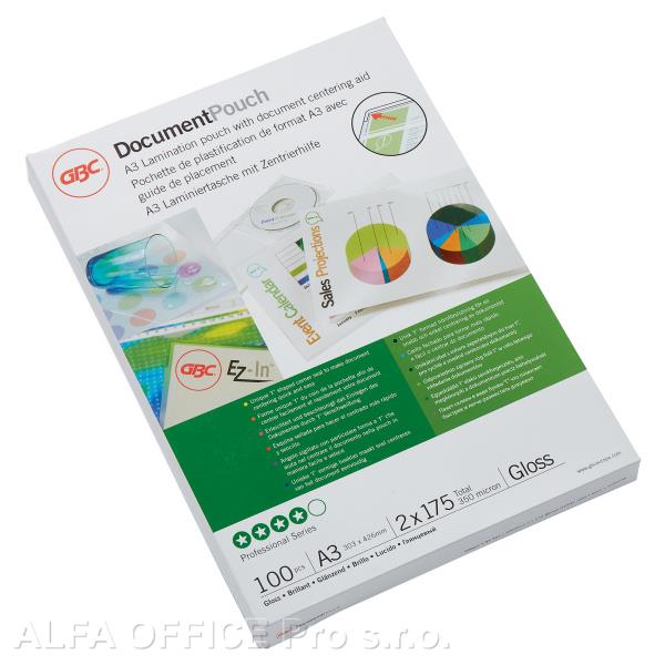 Laminovací pouzdra GBC A3 - 175 mic / 100 ks
