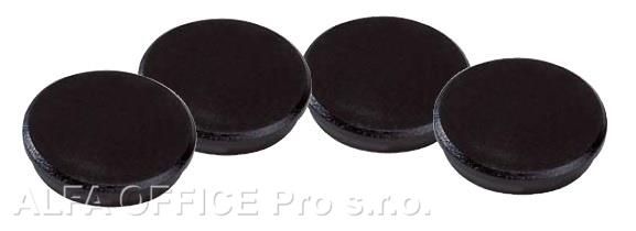 Magnety černé Dahle - průměr 24 mm / 10 ks