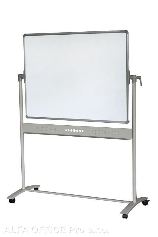 Magnetická otočná tabule na mobilním stojanu - 120 x 180 cm