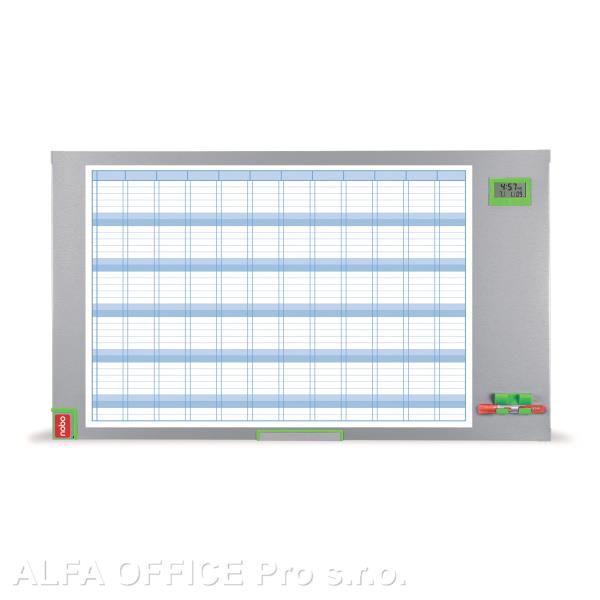 Plánovací tabule PLUS - roční / 725 x 50 x 1178