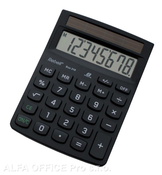 Kalkulačka Rebell ECO310 displej 8 míst