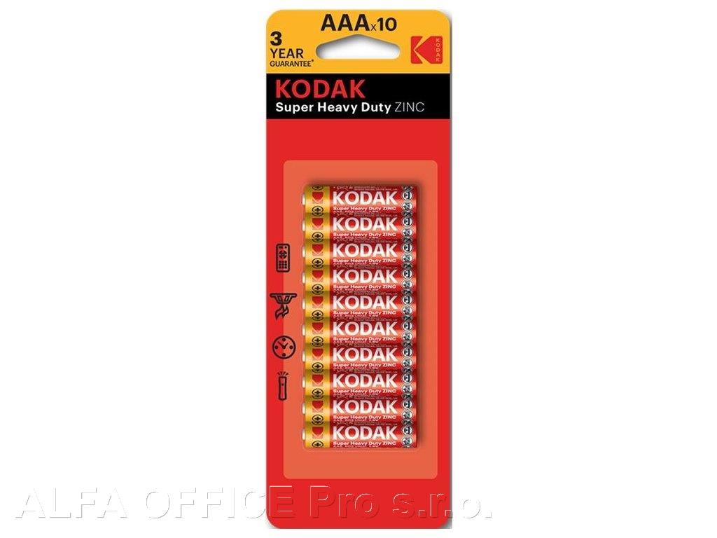 Baterie Kodak - baterie mikrotužková / AAA / 10 ks