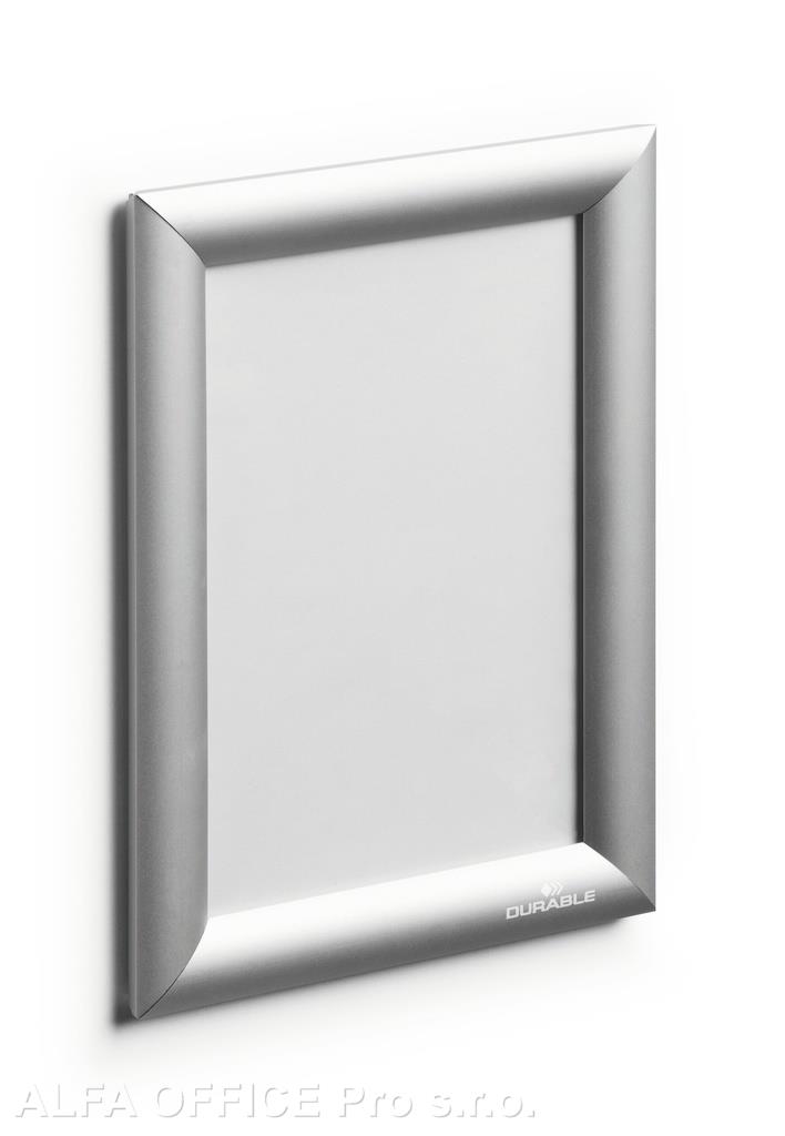 Rámeček hliníkový Durable A5 - stříbrná