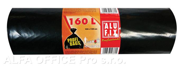 Pytle na odpad Vipor - 90x110cm / 160l / 46my / 10ks / černá