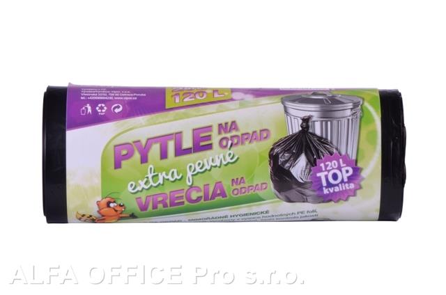 Pytle na odpad Vipor Top - 70x110cm / 120l / 14my / 20ks / černá / extra pevné