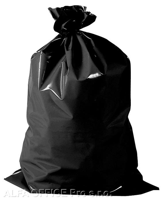 Pytle na odpad Europlast Extra silné PE - 60x120cm / 120l / 180my / černá