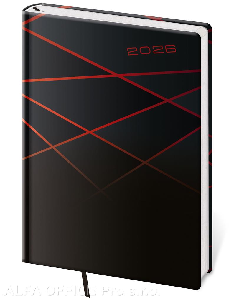 Diář VARIO - A5 / týdenní / black