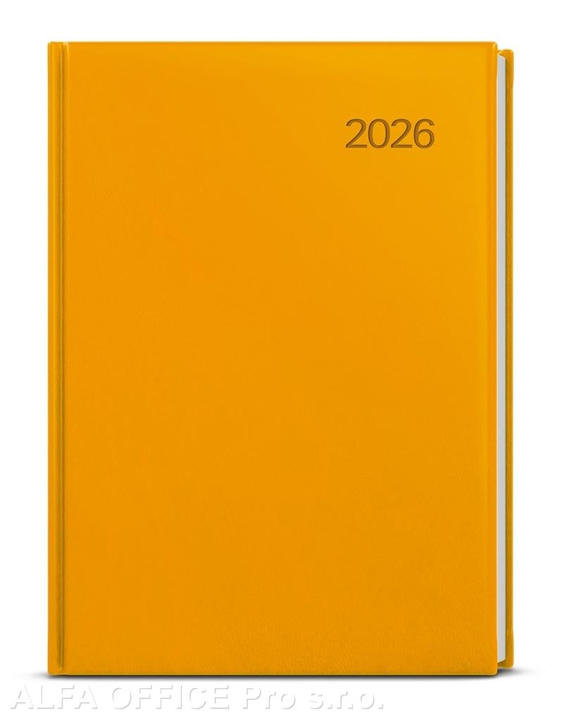 Diář VIVELLA - A5 / denní / okrová