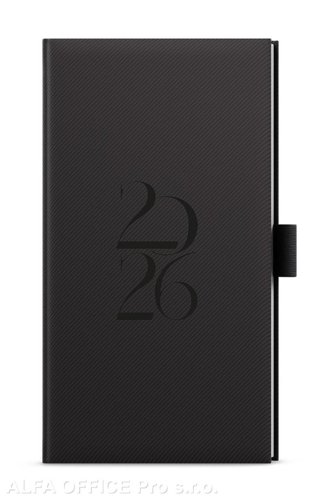 Diář DENY - týdenní kapesní / černá