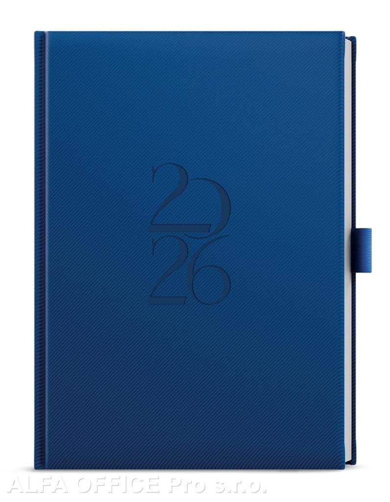 Diář DENY - A5 / denní / modrá