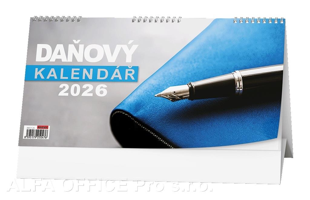 Kalendář stolní pracovní DAŇOVÝ - Daňový / BSC1