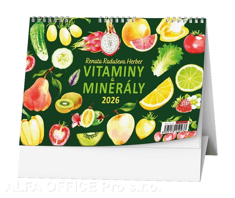 Kalendář stolní RENATA HERBER - Vitamíny a minerály / BSF10