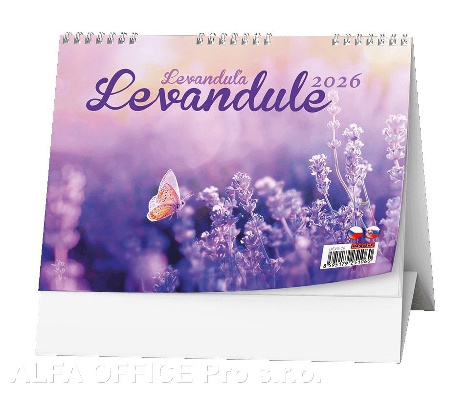 Kalendář stolní LEVANDULE - Levandule / BSV5