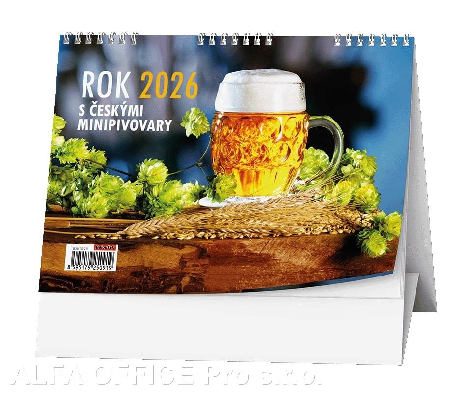 Kalendář stolní ROK S ČESKÝMI PIVOVARY - Rok s českými pivovary / BSE10