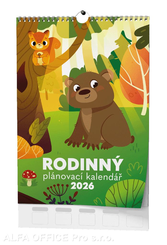 Kalendář nástěnný - Rodinný plánovací / BNC9