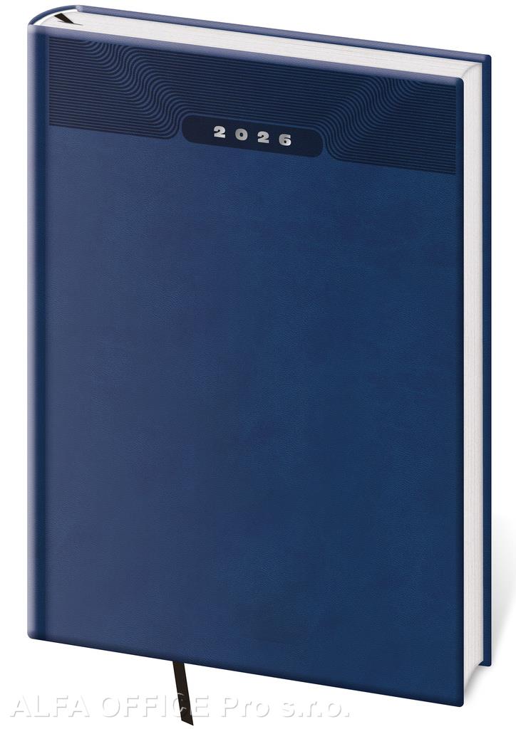 Diář PRINT CLASSIC - A5 / týdenní / modrá