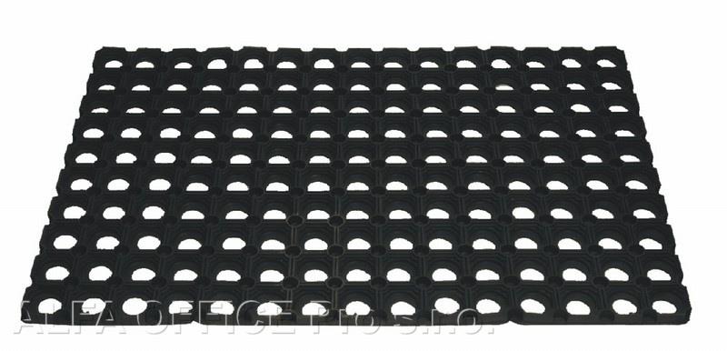 Gumová rohož HONEY -  černá / 40 x 60 cm