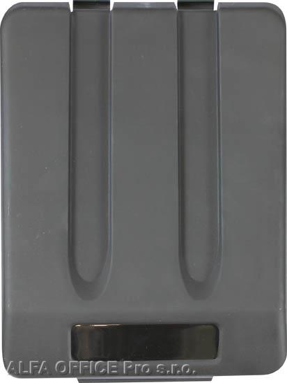 Víko na odpadkový koš na tříděný odpad - černá