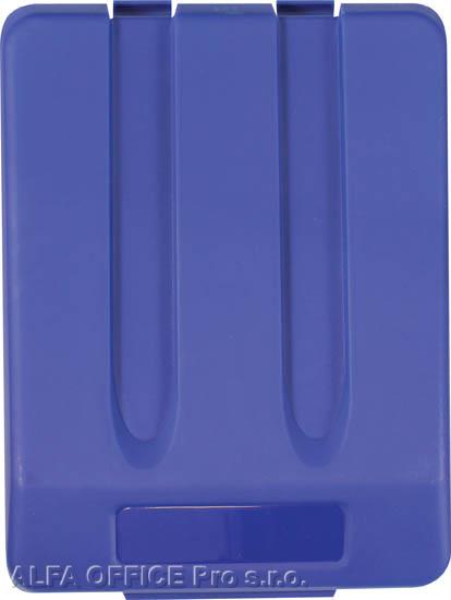 Víko na odpadkový koš na tříděný odpad - modrá