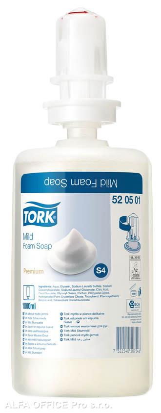 Tork 520501PC pěnové mýdlo S4 - Mild / 1L