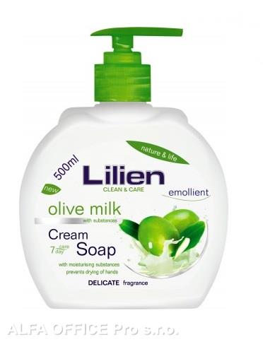Mýdla tekutá Lilien - olive / 500 ml