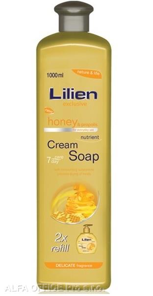 Lilien tekuté mýdlo honey náplň 1000 ml